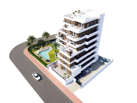 Nowoczesne apartamenty w Guardamar del Segura – tylko 1,4 km od plaży