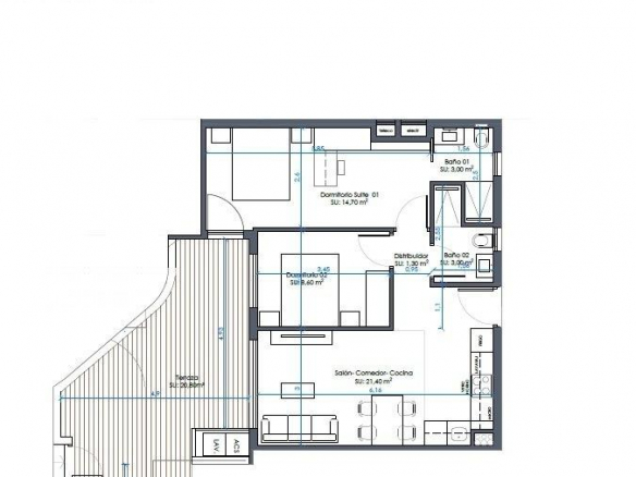Nowoczesne apartamenty w Guardamar del Segura – tylko 1,4 km od plaży