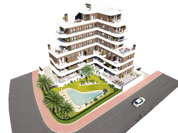Nowoczesne apartamenty w Guardamar del Segura – tylko 1,4 km od plaży