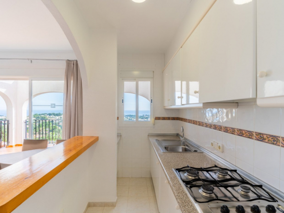 Bungalowy na piętrze w słonecznym Calpe