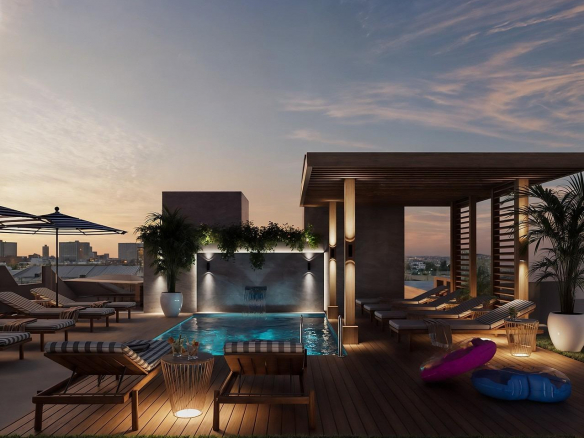 Nowoczesne apartamenty 600 metrów od plaży w Guardamar del Segura