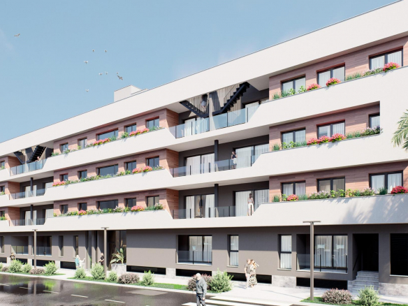 Nowoczesne apartamenty tylko 500 m od plaży w Lo Pagán