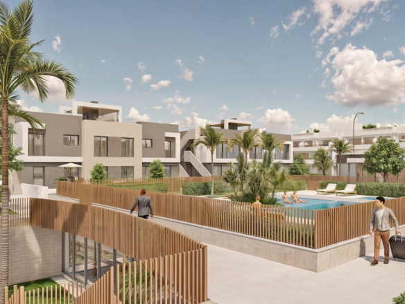 Apartamenty turystyczne 150 metrów od plaży w Torre de la Horadada