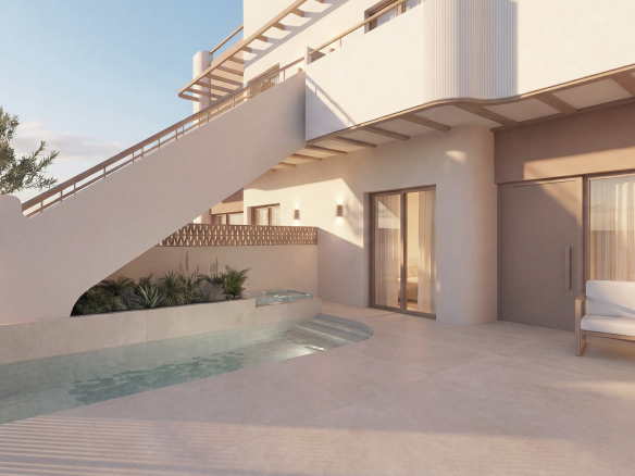 Nowoczesne bungalowy z prywatnym basenem w Pilar de la Horadada