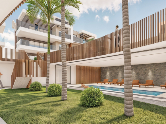 Apartamenty turystyczne 150 metrów od plaży w Torre de la Horadada
