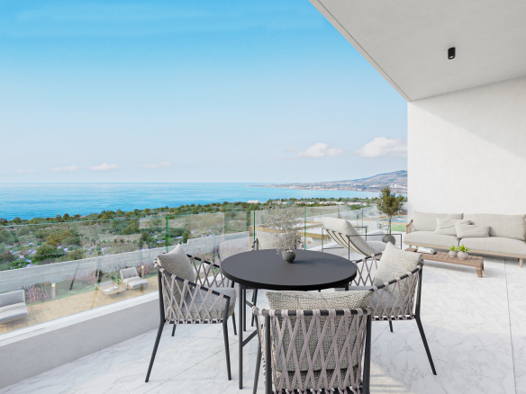 Nowoczesne Apartamenty tylko 200 m od morza w Kissonerga, Pafos